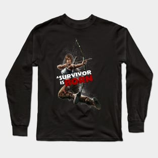 A survivor is born Long Sleeve T-Shirt